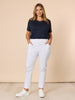 Harbour Slim Leg Pant - White RC&CO