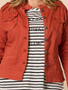 Military Denim Jacket - Maple RC&CO