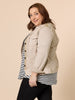 Military Style Denim Jacket - Natural RC&CO