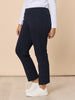 Sport Straight Leg Ponte Pant - Navy RC&CO