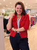 Maggie Denim Jacket - Red