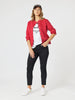 Maggie Denim Jacket - Red - rco&co