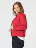 Maggie Denim Jacket - Red - rco&co