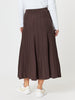 Kate Long Knit Skirt - Chocolate