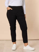 Harbour Slim Leg Pant - Black
