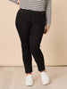 LA Distressed Pull On Stretch Denim Jean - Black RC&CO