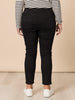 LA Distressed Pull On Stretch Denim Jean - Black RC&CO
