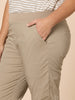 Santorini Cotton Capri Pant - Natural RC&CO
