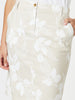 Morro Bay Floral Print Skirt - Natural/White rc&co