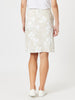 Morro Bay Floral Print Skirt - Natural/White rc&co
