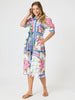 Monaco Midi Dress - Sardinia Blue Multi