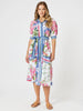 Monaco Midi Dress - Sardinia Blue Multi