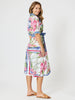 Monaco Midi Dress - Sardinia Blue Multi