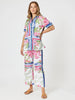 Monaco Floral Print Shirt - Sardinia Blue Multi RC&CO