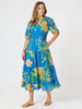 Tropics Floral Print Dress - Blue/Multi rc&co