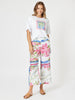 Monaco Wide Leg Pant - Sardinia Blue Multi