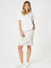Morro Bay Floral Print Skirt - Natural/White rc&co