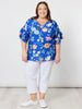 Summer Gala Top - Cobalt
