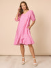Floral Art Print Dress - Pink RC&CO