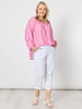 Floral Art Print Top - Pink rc&co