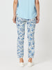 Alexandria Floral Print Pant - Blue/White