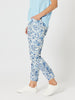 Alexandria Floral Print Pant - Blue/White
