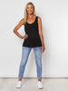 Basic Cotton Camisole - Black - RC & Co