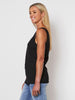 Basic Cotton Camisole - Black - RC & Co