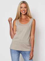 Basic Cotton Camisole - Natural