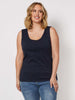 Basic Cotton Camisole - Navy - RC & Co
