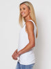 Basic Cotton Camisole - White - RC & Co