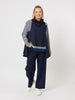 Kimmy Ponte Wide Leg Pant - Navy - RC & Co