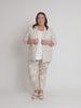 Morro Bay Floral Print Pant - Natural/White rc&co