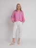 Floral Art Print Top - Pink rc&co