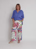 Monaco Wide Leg Pant - Sardinia Blue Multi