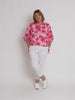 Pink Poppies Floral Print Top - Pink/Multi RC&CO
