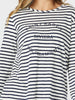 Riviera Stripe Long Sleeve Top - Navy/White - RC & Co