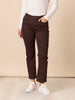 Miracle Slim Leg Denim Jean - Coffee