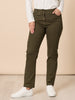 Miracle Slim Leg Denim Jean - Khaki