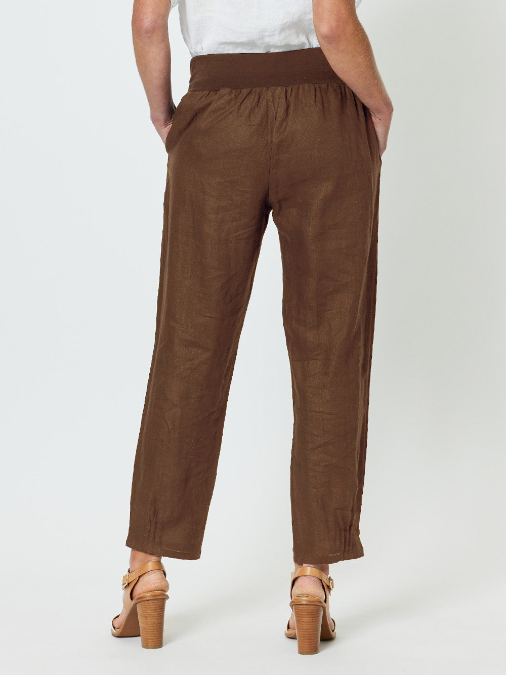 Jersey Waist Linen Pant - Koko