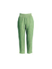 Sarah Linen Pleat Hem Pant - Fern