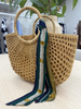Scarf Trim Tote Bag - Natural