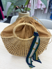 Scarf Trim Tote Bag - Natural