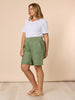 Jordan Linen Short - Khaki rc&co