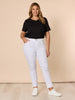 Marvel High Rise Stretch Jean - White RC&CO