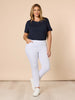 Chicago Slim Leg Jean - White RC&CO