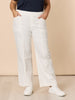 Charli Wide Leg Denim Jean - Ivory RC&CO