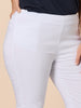 Zara Stretch Pant - White RC&CO
