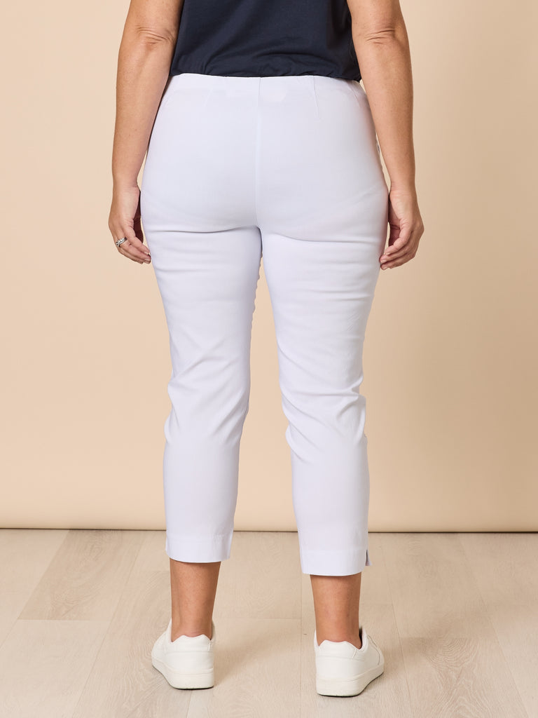 Zara Stretch Pant - White RC&CO