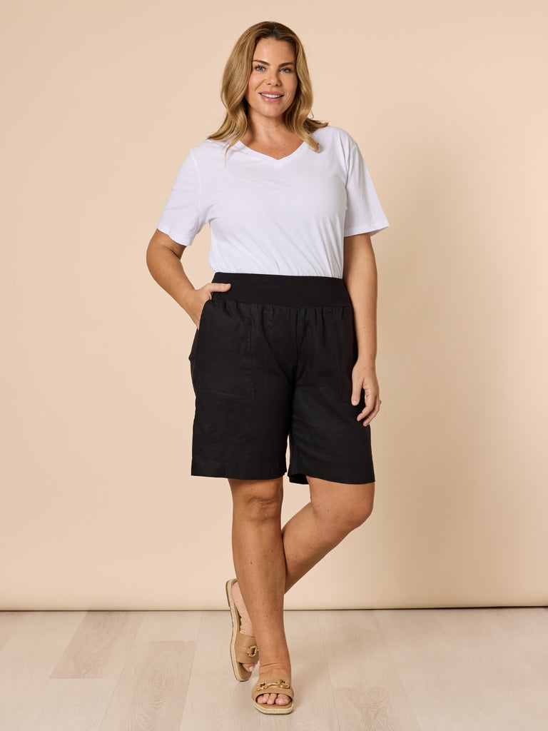 Jordan Linen Short - Black rc&co